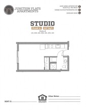 Studio A Flats 315F floor plan